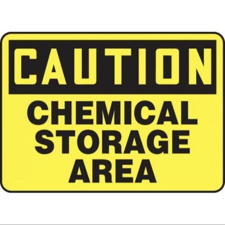 Accuform OSHA CAUTION CHEMICAL SAFETY SIGN MCHL649VP MCHL649VP